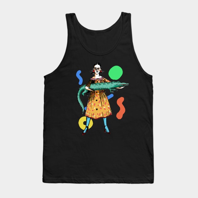 Croc rocks! Tank Top by lindsaygrime